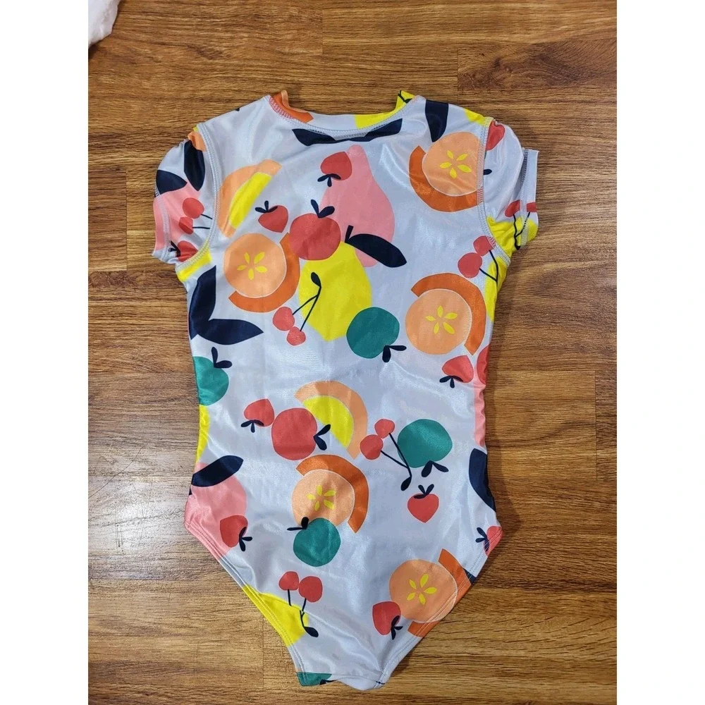tea collection fruit rashguard bathingsuit Size 8
